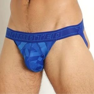 Timoteo Active Sport Jockstrap in Blue - XL